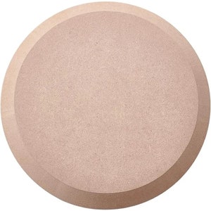 Keramische plaatvormen, rond geelbruin, dik hout, dichtheidsbord, meerdere maten, blanco strippen, keramiek modderplatform, displaybasis van klei
