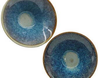 Ceramic Glaze, 500g, Blue Sky Mesh Brushed Effects Medium-Temperature Electric Kiln Firing Porcelain Stoneware Pottery Finishing Decoration