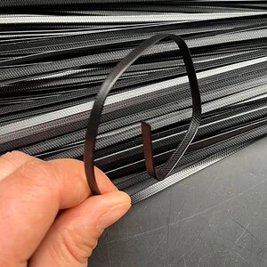 Tillbehör till perukmössor, 10 st, plast, svart/vitt färgalternativ, isyningsbara örondelar, flexibla stöd, förstärkningsmaterial, verktyg för hantverk bild 7
