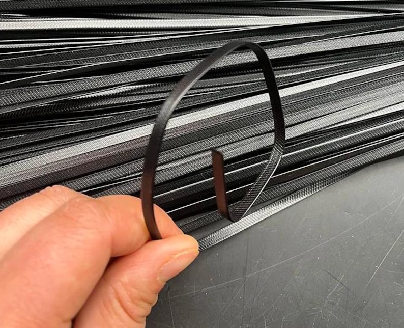 Tillbehör till perukmössor, 10 st, plast, svart/vitt färgalternativ, isyningsbara örondelar, flexibla stöd, förstärkningsmaterial, verktyg för hantverk bild 7