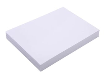 Watercolor Paper, 100Sheets, White Cotton, Cold Press Drawing Pad, Art Painting Practice, Sketching Illustration Mixed-Media Experiments Kit