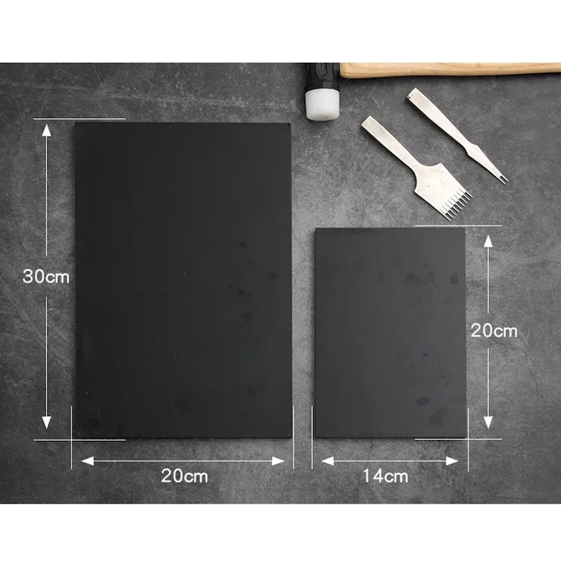 Leathercraft Punching Pad, Black Nylon Board, Cutting Hole Punch