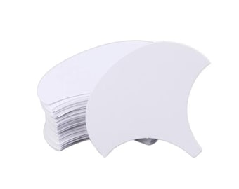 Clamshell Quilt Templates, 100 Pcs English Paper Piecing, Sewing Craft Tool Kit
