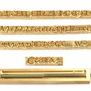 Carimbo de couro, 1/10/26 peças, latão, número 0-9/letras A -Z símbolos do alfabeto estampagem de caracteres, carimbo de impressão DIY ferramentas de gravação CNC