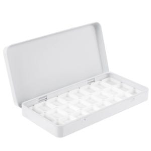 Lege aquarel blikken doos, 12/24-slots, metalen verfpalet met vakken, reiskunst tekenen schilderen accessoires opbergdoos