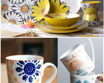 2 Stylos Sous-glaçure Pour Céramique - Noir Et Bleu, Résistants 1150-1280°C, Idéaux Poterie