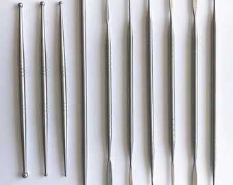 Kit 55 Pezzi Per Modellazione - Utensili Scultura Argilla Per Ceramica E Artigianato - Foto 8