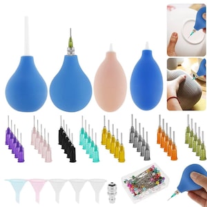 Applicatore Di Colla Con Punta A Ago | Bottiglia Compribile 30ml | Per Precisione E Lavori Fai Da Te - Foto 4