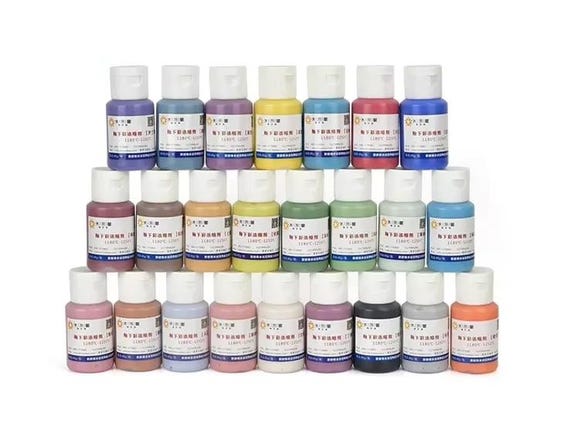 12-Piece Lead-Free Ceramic Underglaze Color Set for Students