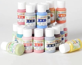 Ceramic Underglaze Color Pigment Concentrate, Medium-Temperature Glaze Kiln Firing, Pottery Bowl Plate Vase, Tiles Coloring, Clay Decoration