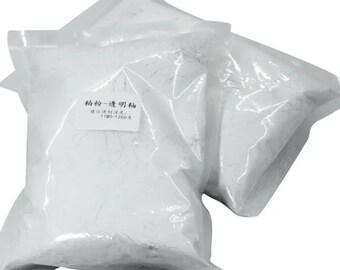 500g Transparent Ceramic Glaze Powder, Medium-Temperature Pottery Glazing, Electric Kilns Firing, Ceramic Making Material, Finishing Coating