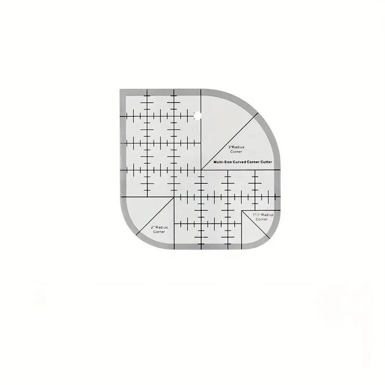 Quilting Corner Ruler, Transparent Acrylic, DIY Sewing Templates ...