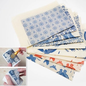 Trasferimento di immagini su ceramica sotto smalto, design multiplo, carta per fiori colorata per ceramica, decalcomania fai da te ad alta temperatura, smaltatura artigianale, decorazione con argilla