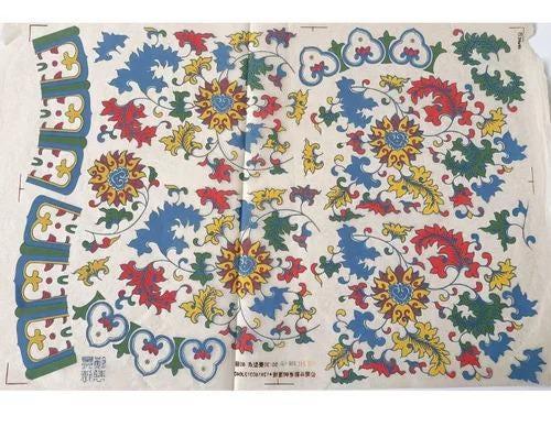 Colorful Flower Ceramic Decals, Pottery Transfer Paper, High ...