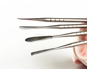 Clay Sculpting Tools, Stainless Steel, Double-Ended, Pottery Doll Modeling Detail Carving Accessories, Polymer Crafts Sculpture Shaping Kits