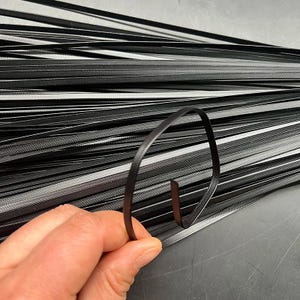 Tillbehör till perukmössor, 10 st, plast, svart/vitt färgalternativ, isyningsbara örondelar, flexibla stöd, förstärkningsmaterial, verktyg för hantverk bild 3