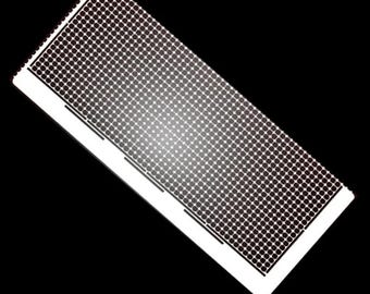 Diamond Painting Mesh Ruler, Stainless Steel, 5D DIY Drill Placement Grid Tool, Precise Alignment, Mosaic Project Stencil, Craft Accessories