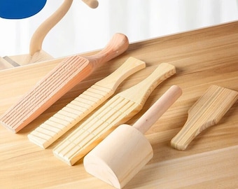 Clay Paddles, Solid Wood Ceramic Clapping Board, Multiple Sizes, Polymer Shaping, Modelling Accessories, Mud Pat, Craft Smoothing Essentials