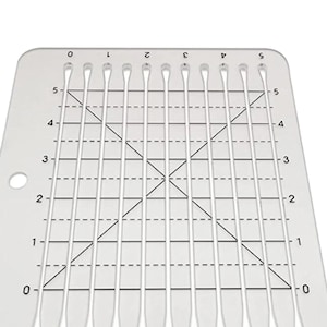 Righello per quilting, acrilico, modello patchwork, stencil 5 strumento per cucire per tracciare, accessori per margini di cucitura da disegno, kit guida per taglierina a ruota fai da te