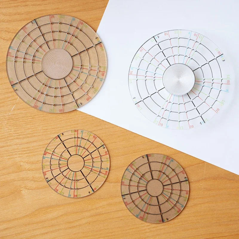 Pottery Circle Line Ruler, Acrylic, Trimming Center Point Auxiliary ...