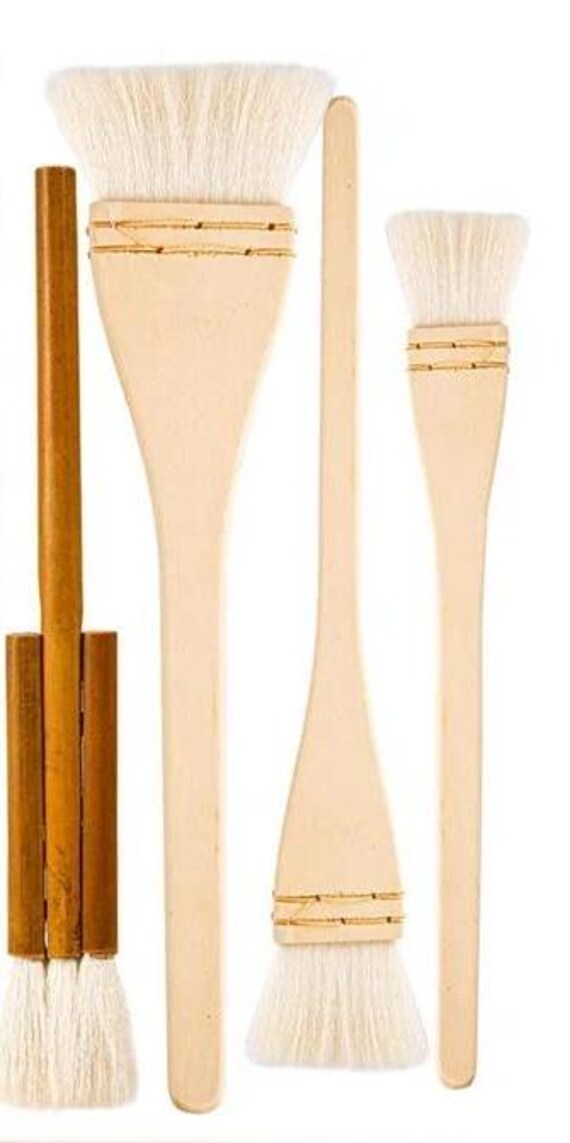 Keramik-Malerei Set – 12 Stück Wollbürsten Für Glasur, Aquarell & DIY Kunst (Holzgriff)