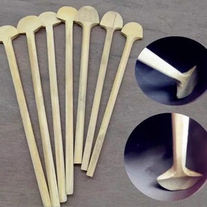Pottery Scraper, Bamboo, Various Style, Half Round Square Shape Scraping, Teapot Making, Clay Sculpting, Ceramic Crafting, Shaping Accessory
