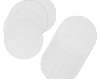 Ceramic Fiber Glass Fusing Paper, 100pcs, Pottery Firing, Microwave Kiln Heat Resistant Hot Melt Lining Pad Sheet Jewelry Making Accessories