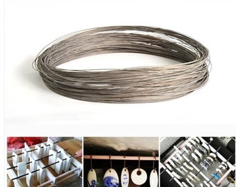 Kiln Rod, 1M Ceramic Hanging-Fired, High Temperature Tungsten Wires, High Temperature Kiln, Small Pendants Firing Bracket, DIY Burning Tool