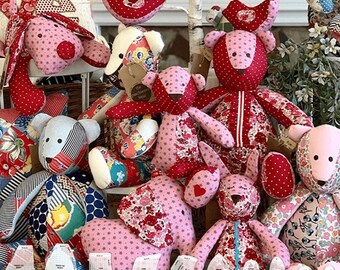 30 Stück Memory Bear Schablonen - Acryl Vorlagen Für Erinnerungsbären