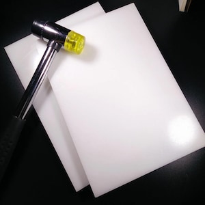 Plaque pour tampon de perforation en cuir, protection contre les chocs en plastique, outil de perforation pour travaux manuels de maroquinerie, estampage, planche à découper, tapis de protection