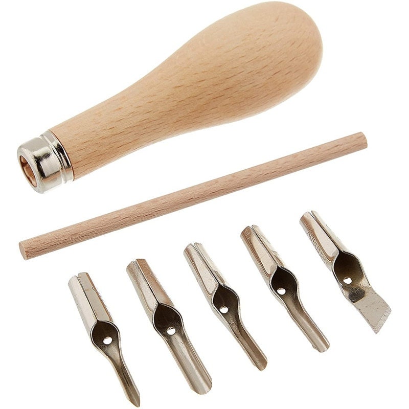 Wood Carving Tools 11 Pcs Wood Knife Kit Set Includes 4 Pcs Blocks