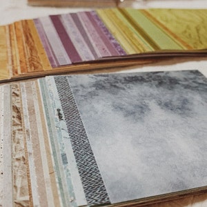Carta artigianale, pacchetto da 150 pezzi, fogli artistici per collage di colori arcobaleno misti, pagine di diario spazzatura, materiale per scrapbooking di album fai da te effimeri