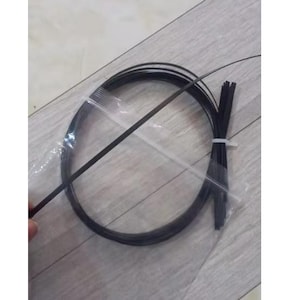 Tillbehör till perukmössor, 10 st, plast, svart/vitt färgalternativ, isyningsbara örondelar, flexibla stöd, förstärkningsmaterial, verktyg för hantverk bild 10