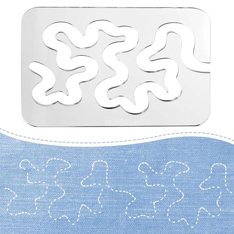 Quilting Templates, Transparent Acrylic, Free Motion Meander, Crafts ...