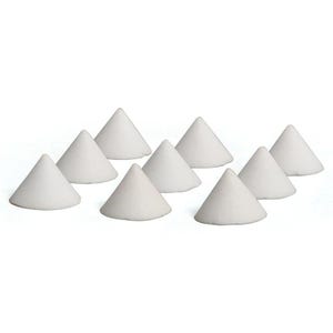 Chiodi per forno ceramico, 25 pezzi, in allumina, perni di supporto refrattari ad alta temperatura, cuscinetto conico mobile, strumento per forno ceramico, attrezzatura per cottura dell'argilla