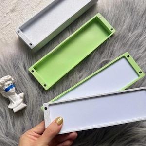 Empty Watercolor Palette, Plastic, 3D Printing Magnetic Box, Pigment Mixing, Storage Case, Travel Painting Accessories, Portable Artist Kits