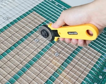 Righello da cucito, Acrilico, Trasparente con linee di griglia, Dimensioni multiple, Strumento da stiro quadrato per quilting, Accessori per bricolage, Progetti fai da te essenziali