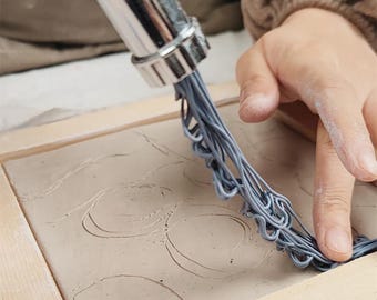 Clay Extruder Set, 20pcs, Stainless Steel, Multifunctional Pottery, Sculpture Accessories, Craft Molding Toolkit, Mud Molding, DIY Sculpting