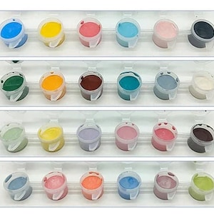 Keramikglasyrer, 24 färger, koncentrerad underglasyrfärg, tvättbar färg, barnkeramikglasyrtillbehör, DIY-hantverk detaljerad design