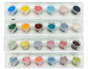 Aardewerk glazuur, 24 kleuren, geconcentreerde onderglazuurkleuring, wasbare verf, kinderkeramiek beglazingsaccessoires, doe-het-zelf gedetailleerd ontwerp