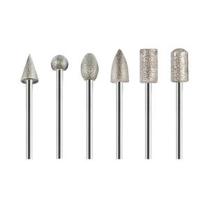 20-Piece Diamond Burr Bit Set, Various Styles, Rotary Tool Grinding Heads, Stone Grinder, Glass Metal Wood Carving Engraving, Jewelry Making