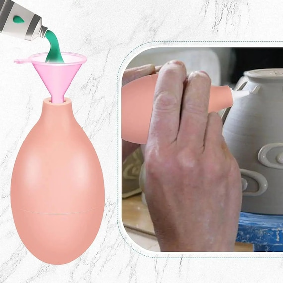 Set Applicatori Di Precisione Per Ceramica | Punte E Bottiglie Per Smalto | Strumenti Per Ceramica E Pittura | 10,5x7 Cm