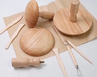 Pottery Plate Mold, Wood, Various Sizes, Ceramic Top Forms, Bowls Clay Slumping Accessories, Plaster Molding, DIY Artistic Dish Making Tools