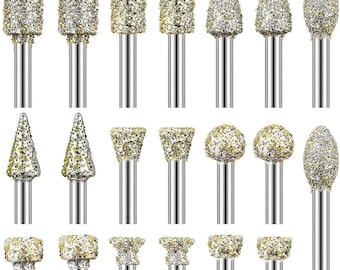 Lot De 4 Roues à Lamelles Coniques 80# - Tige 6 Mm - Pour Dremel Et Outils Rotatifs - Ponçage Et Polissage Bois/Métal/Plastique