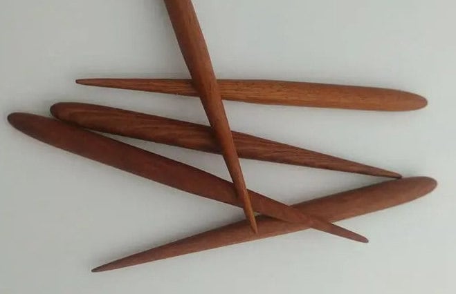 Pottery Sculpting Tools, Mahogany Wood, Clay Polymer Modeling, Smoothing Carving Accessories, DIY Arts Projects Essential, Artistic Crafting