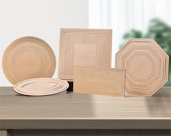 Stampo In Legno Per Tazze Ceramica Fai Da Te - Forma Curva Con Manico Rimovibile 99x217 Mm - UNICRAFTALE