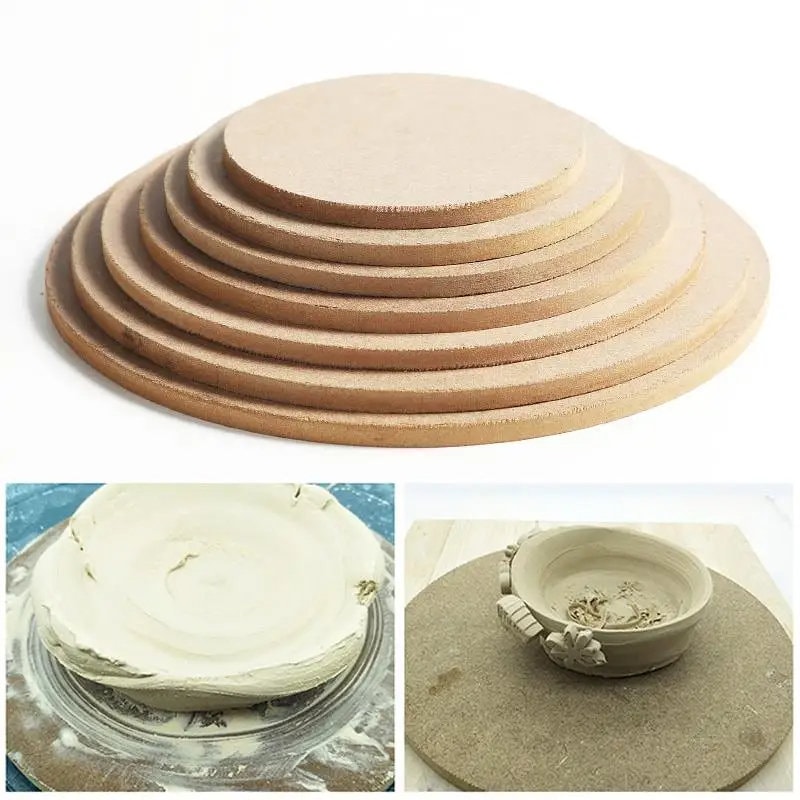 Ceramic Drying Slab, Density Board, Multiple Sizes Options, Pottery Compressing Pulling Blank Tray, DIY Sand Table Baking Model Bottom Block