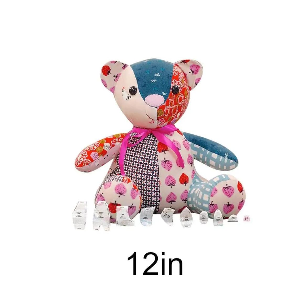 Memory Bear Template Ruler Set, 10pcs, Acrylic, Creative Cuddly Toy ...