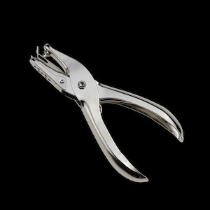 Perforatore, 5,9x13 cm/2,32x5,12 pollici, pinza per punzonatura diametro pori 3/6 mm, utensili in metallo, punzonatura carta manuale