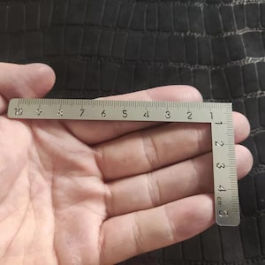 L-Shaped Ruler, Square Measuring Tool ,Precision Angle Leathercraft Accessories, DIY Leatherworking Toolkit,Corner Layout Measurement Making